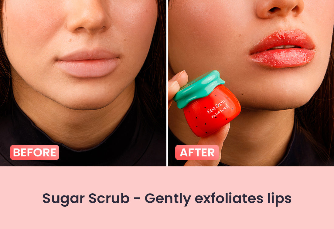 Watermelon Lip Mask + Sugar Scrub Set